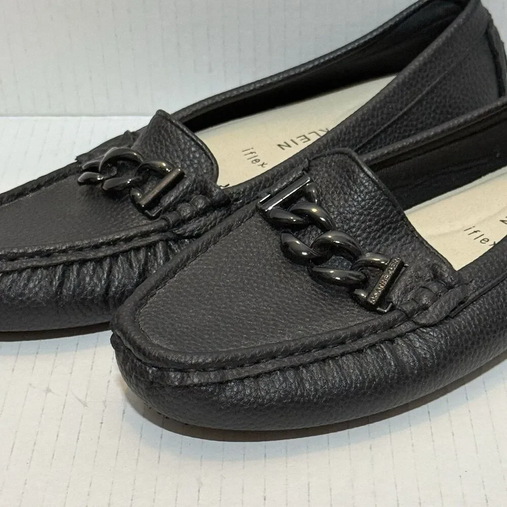Anne Klein iflex Slip On Casual Loafers Womens Shoes 8M Black